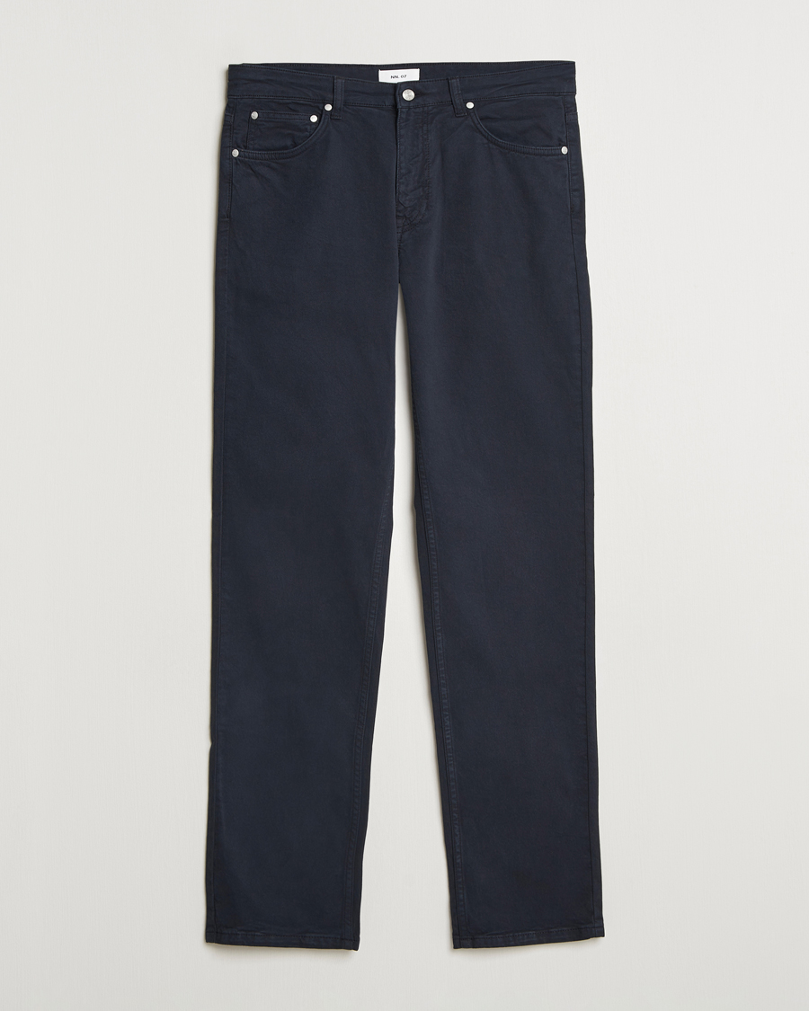 Mies | Housut | NN07 | Tony 5-Pocket Pants Navy Blue