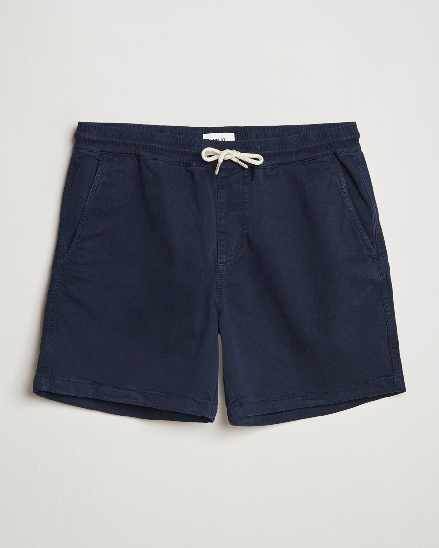 Mies | Shortsit | NN07 | Gregor Drawstring Shorts Navy Blue