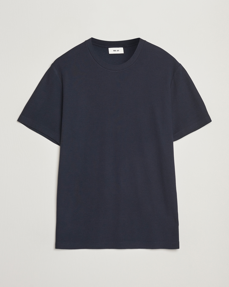 Mies | T-paidat | NN07 | Clive Crew Neck T-Shirt Navy Blue