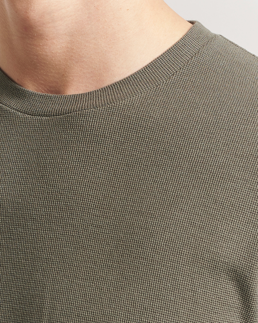 Mies | T-paidat | NN07 | Clive Crew Neck T-Shirt Capers Green