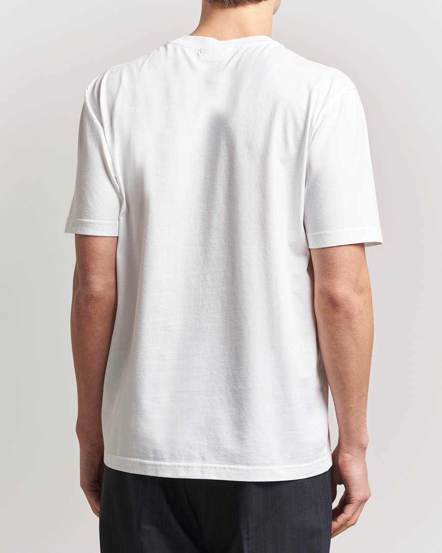 Mies | T-paidat | NN07 | Adam Printed Crew Neck T-Shirt White