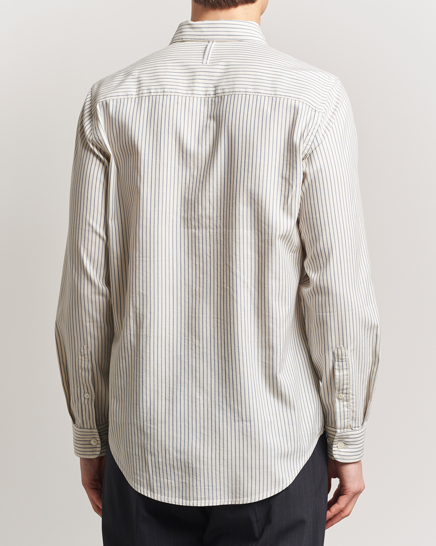 Mies | Kauluspaidat | NN07 | Arne Tencel Shirt Sea Stripe