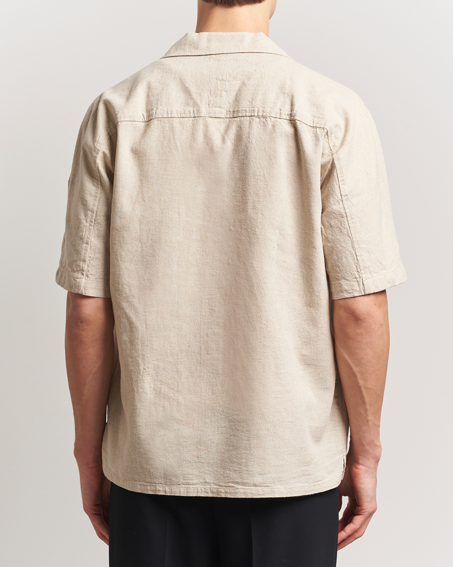 Mies | Kauluspaidat | NN07 | Ole Printed Short Sleeve Shirt Oat