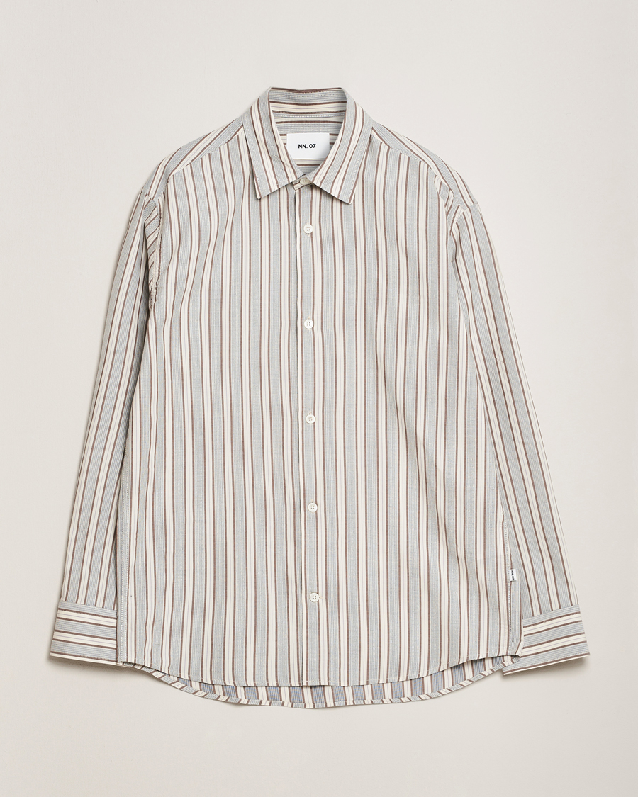 Mies | Kauluspaidat | NN07 | Freddy Striped Shirt Multi Stripe