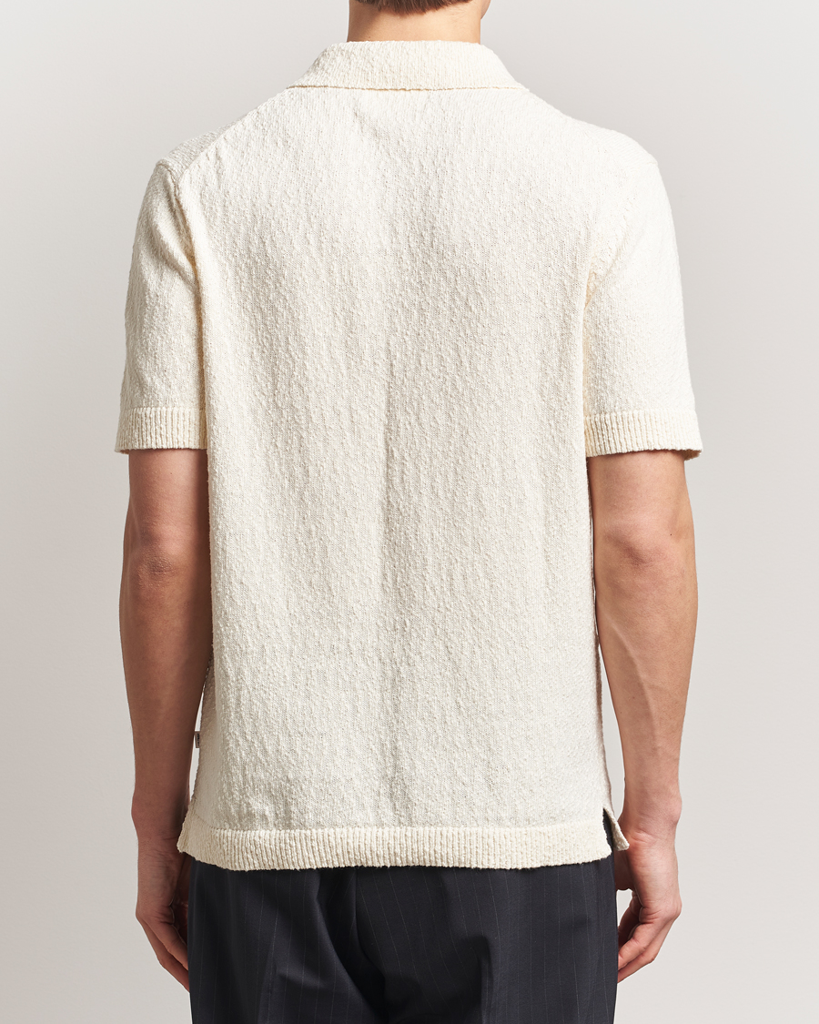 Mies | Pikeet | NN07 | Randy Knitted Polo Ecru
