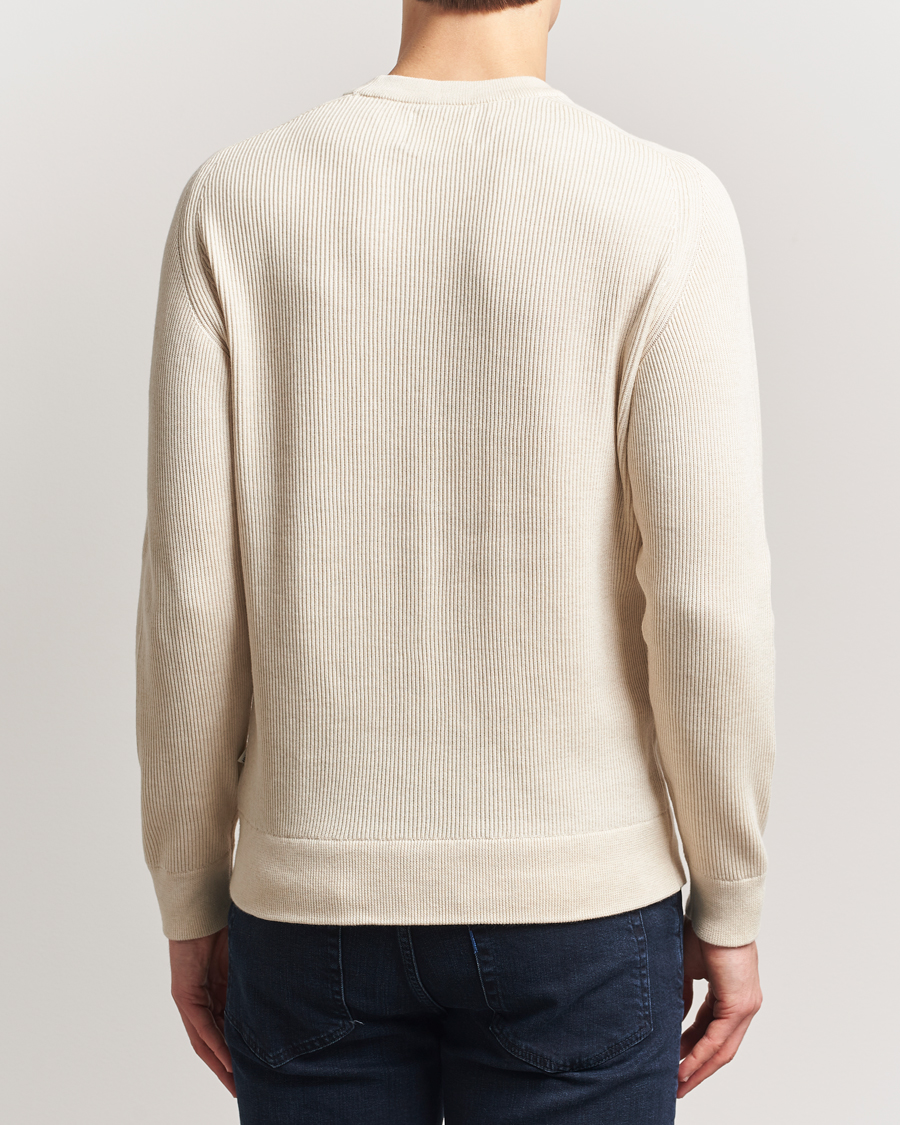 Mies | Puserot | NN07 | Kevin Cotton Knitted Sweater Ivory