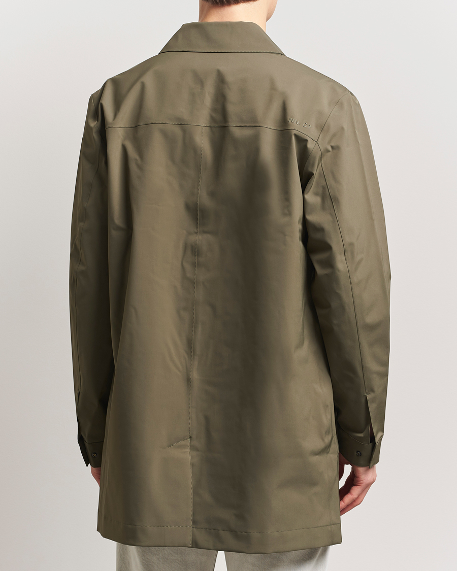 Mies | Takit | NN07 | Kim Waterproof Car Coat Capers Green