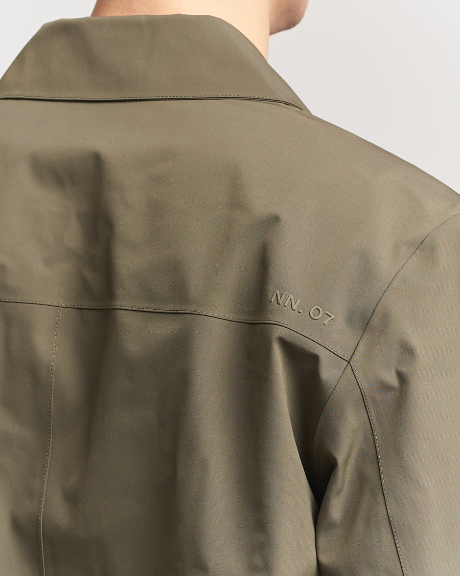 Mies | Takit | NN07 | Kim Waterproof Car Coat Capers Green
