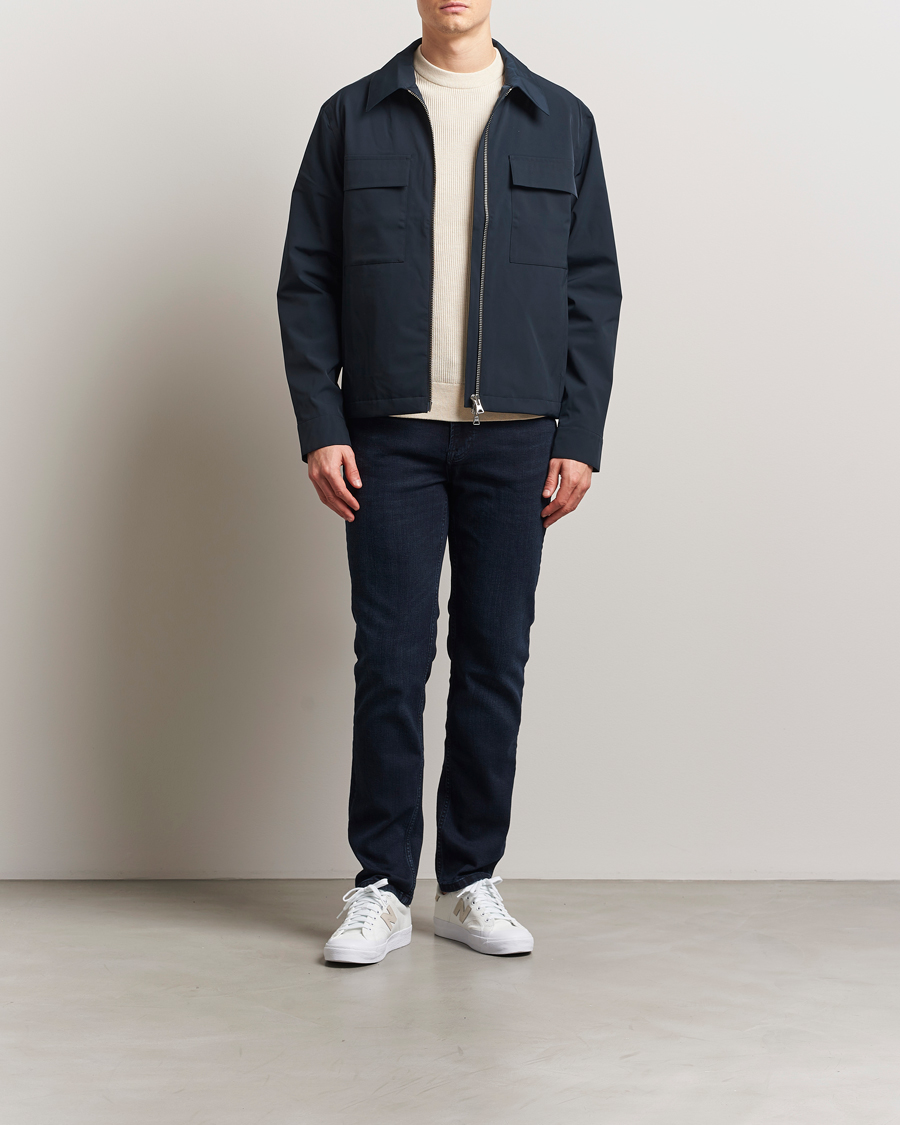 Mies | Takit | NN07 | Alban Bomber Jacket Navy Blue