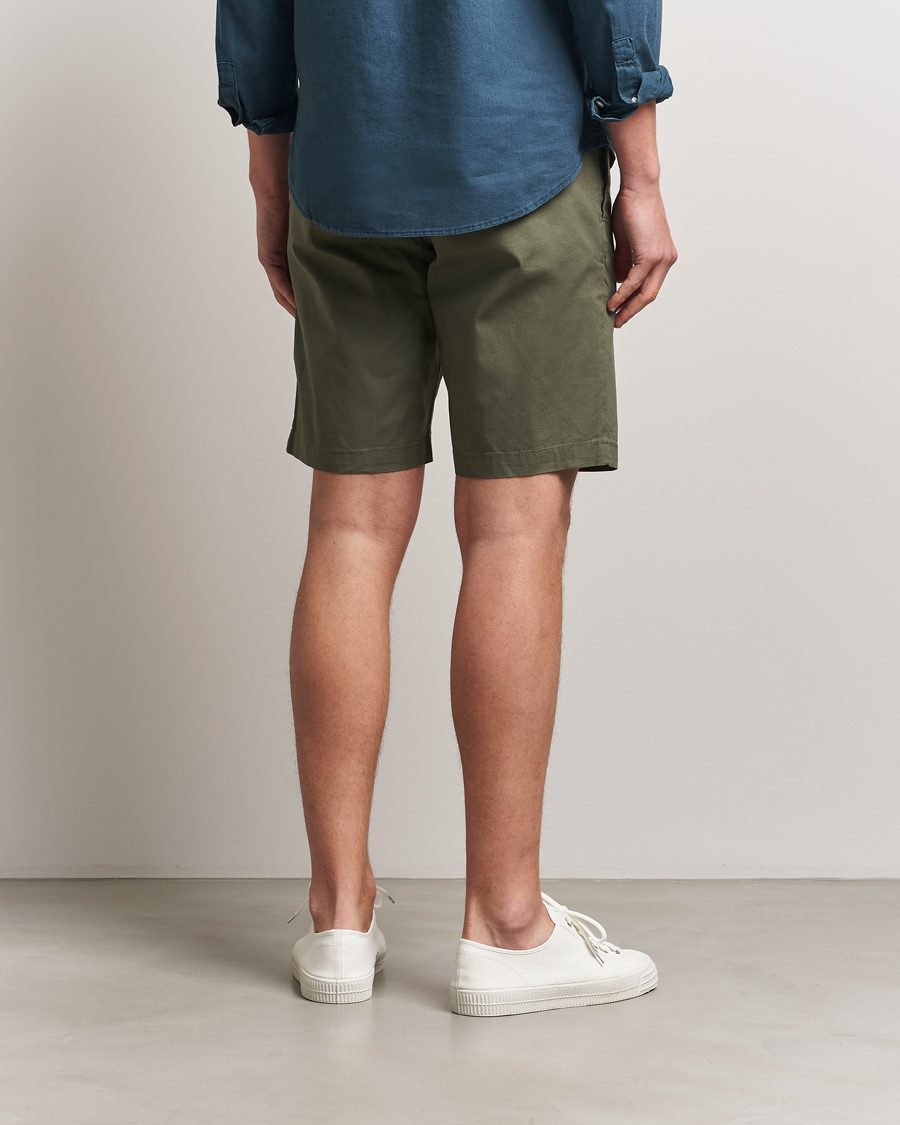 Mies | Shortsit | Dockers | Slim Cotton/Linen Shorts Teal Leaf