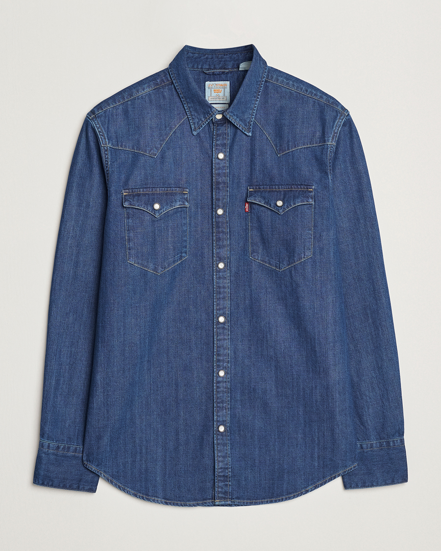 Mies | Kauluspaidat | Levi's | Barstow Western Standard Shirt Medium Blue