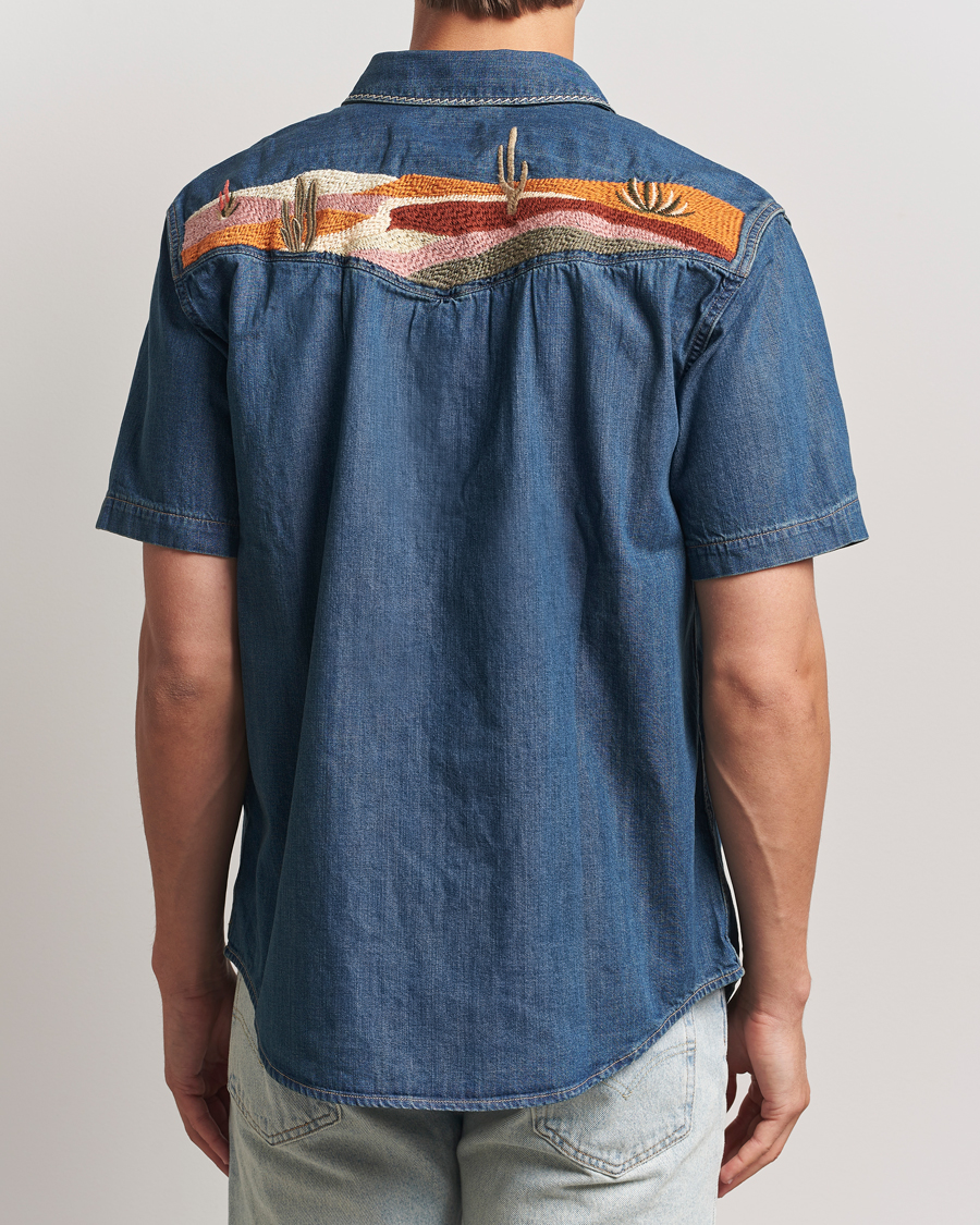 Mies | Kauluspaidat | Levi's | Relaxed Fit Short Sleeve Western Shirt Dark Blue
