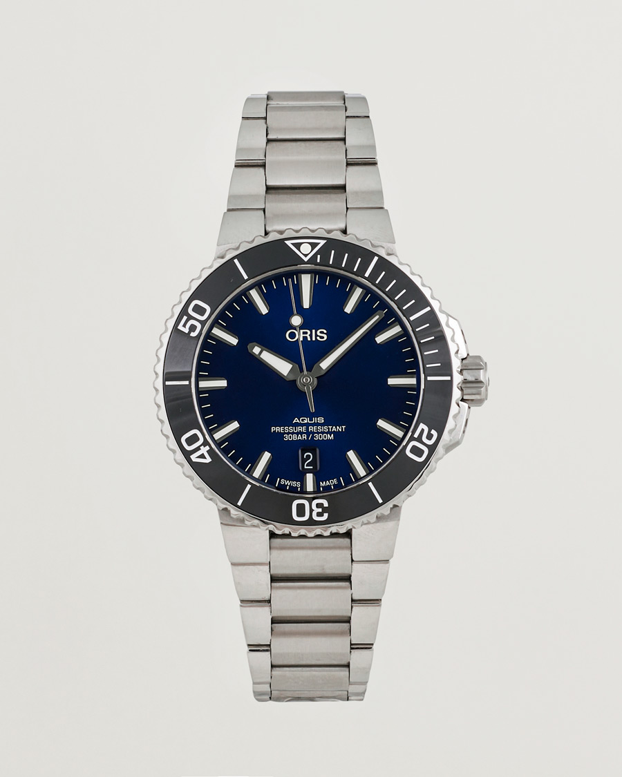 Mies | Oris Pre-Owned Aquis Date Blue | Oris Pre-Owned | Aquis Date Blue