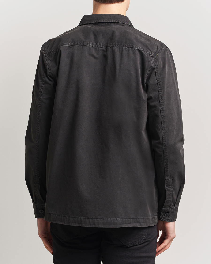 Mies | Kauluspaidat | Barbour International | Arlo Cotton Overshirt Black