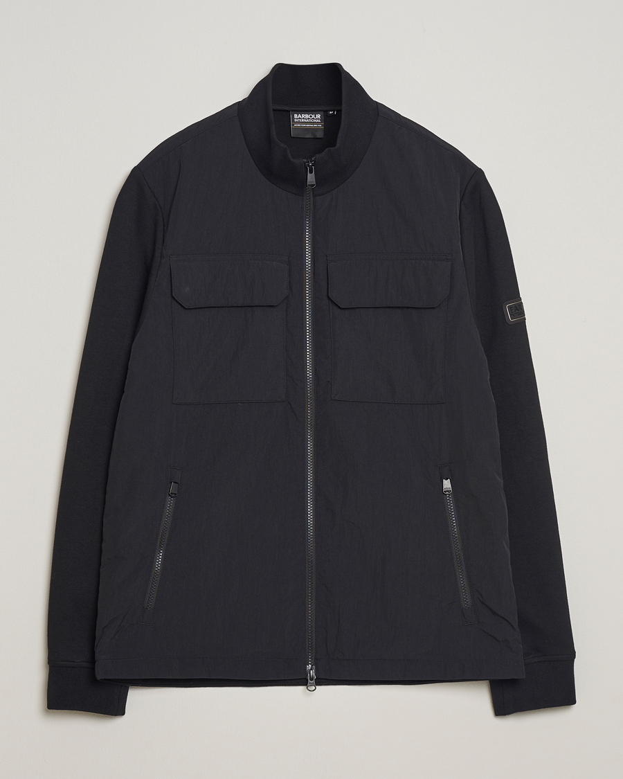 Mies | Puserot | Barbour International | Ethan Funnel Neck Hybrid Sweat Black