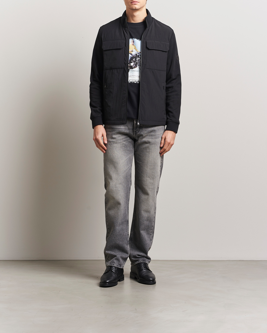 Mies | Puserot | Barbour International | Ethan Funnel Neck Hybrid Sweat Black