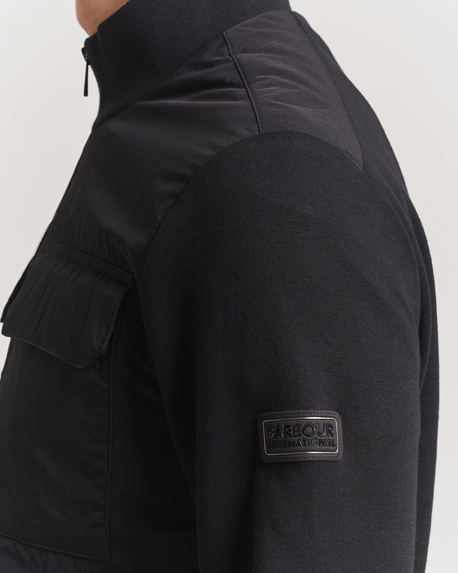 Mies | Puserot | Barbour International | Ethan Funnel Neck Hybrid Sweat Black