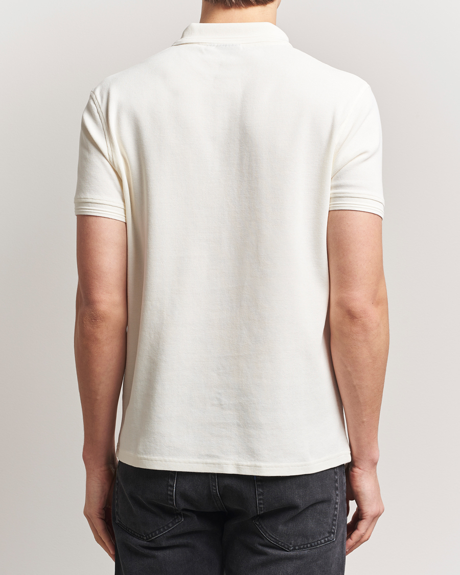 Mies | Pikeet | Barbour International | Charlie Textured Polo Whisper White