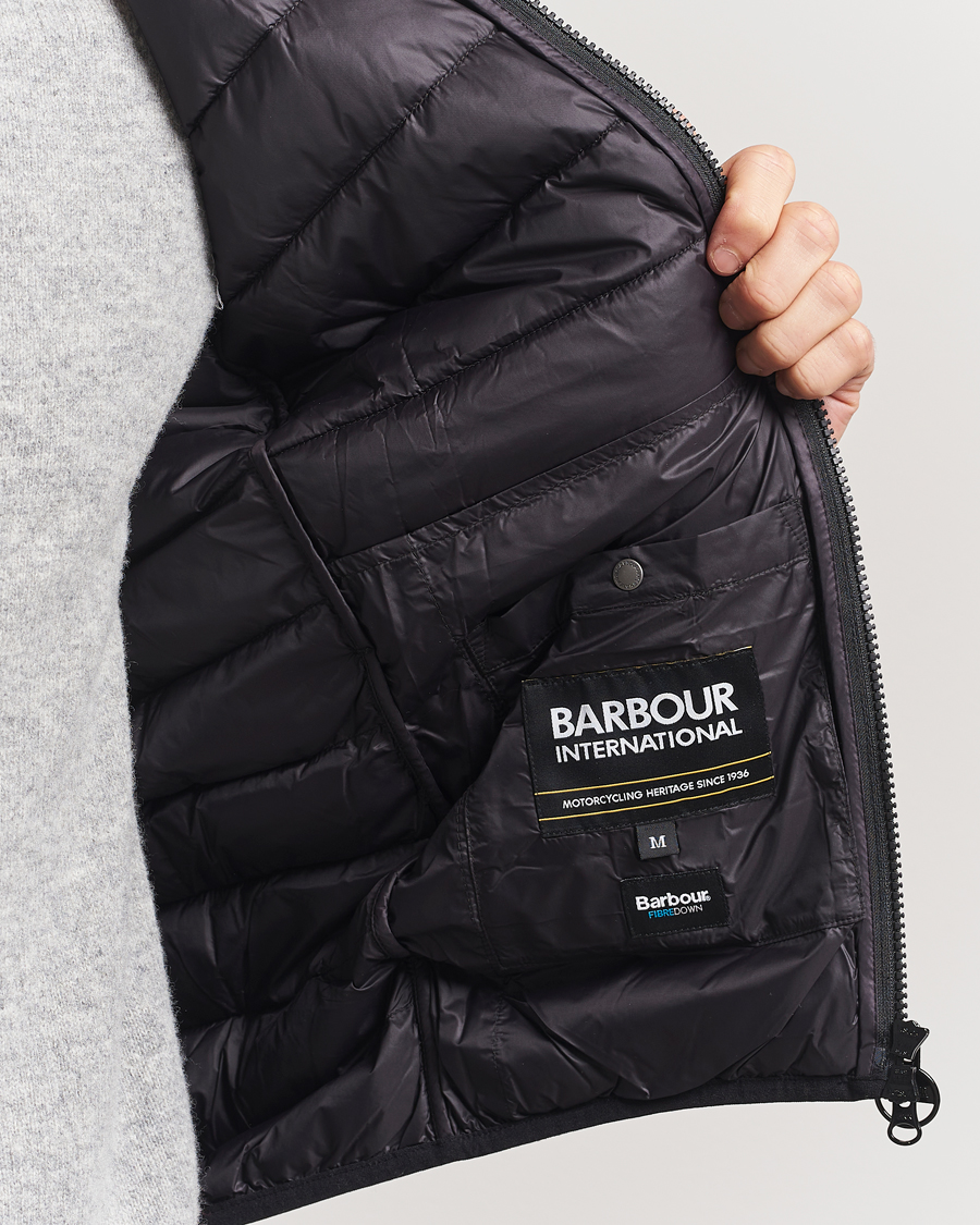 Mies | Takit | Barbour International | Trer Reed Puffer Gilet Black