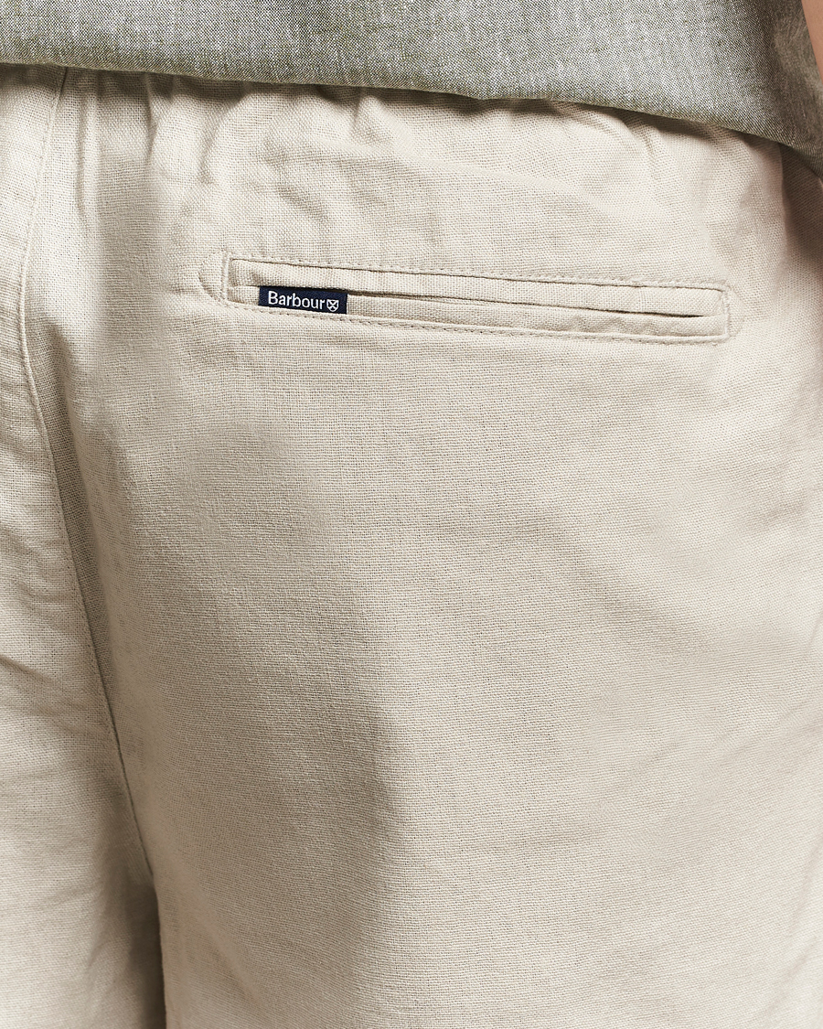 Mies | Shortsit | Barbour Lifestyle | Cotton/Linen Relaxed Shorts Mist