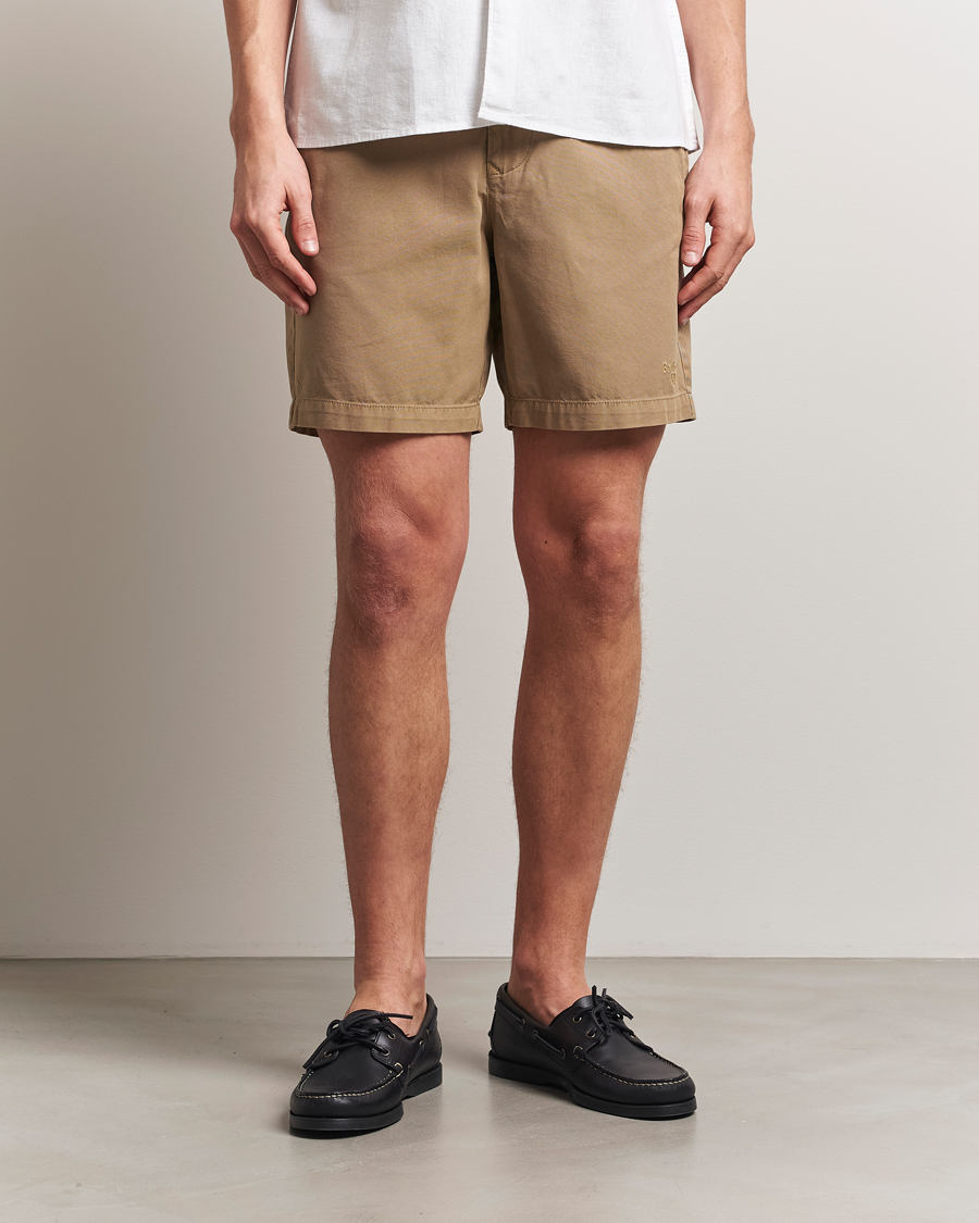 Mies | Shortsit | Barbour Lifestyle | Washed Oxford Relaxed Shorts Washed Stone