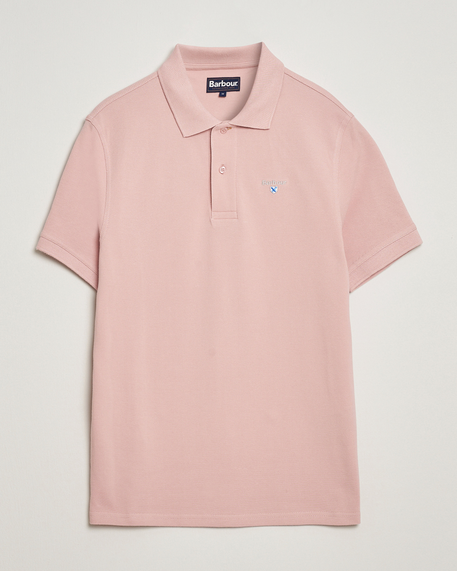 Mies | Pikeet | Barbour Lifestyle | Sports Polo Pink Mist