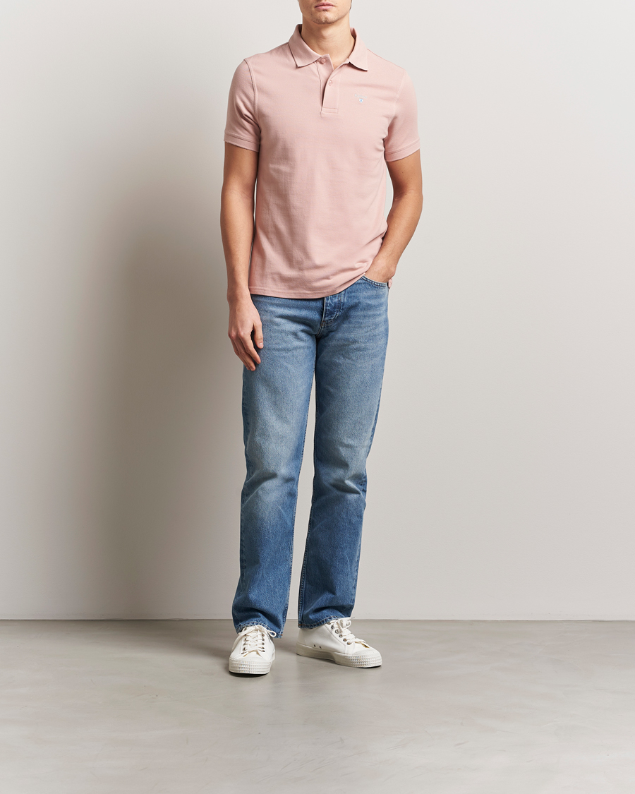 Mies | Pikeet | Barbour Lifestyle | Sports Polo Pink Mist