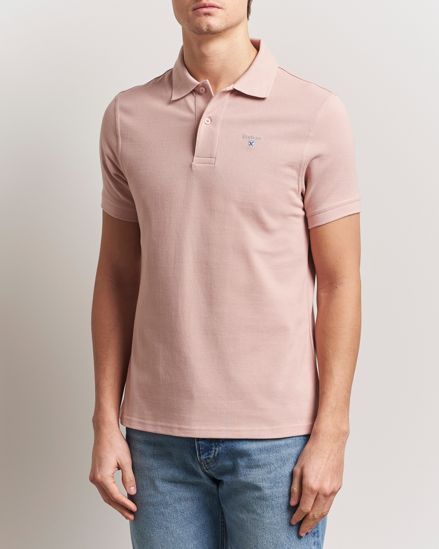 Mies | Pikeet | Barbour Lifestyle | Sports Polo Pink Mist