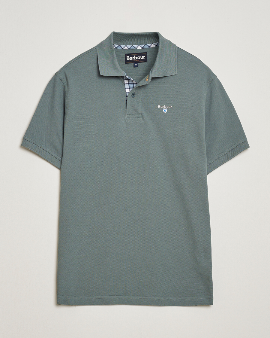 Mies | Pikeet | Barbour Lifestyle | Tartan Pique Polo Vintage Teal
