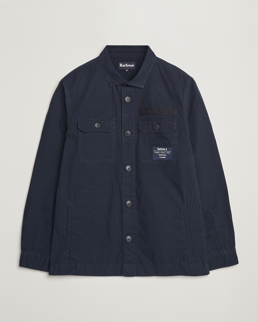 Mies | Kauluspaidat | Barbour Lifestyle | Bidlam Overshirt Navy