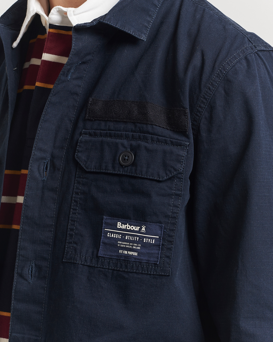 Mies | Kauluspaidat | Barbour Lifestyle | Bidlam Overshirt Navy