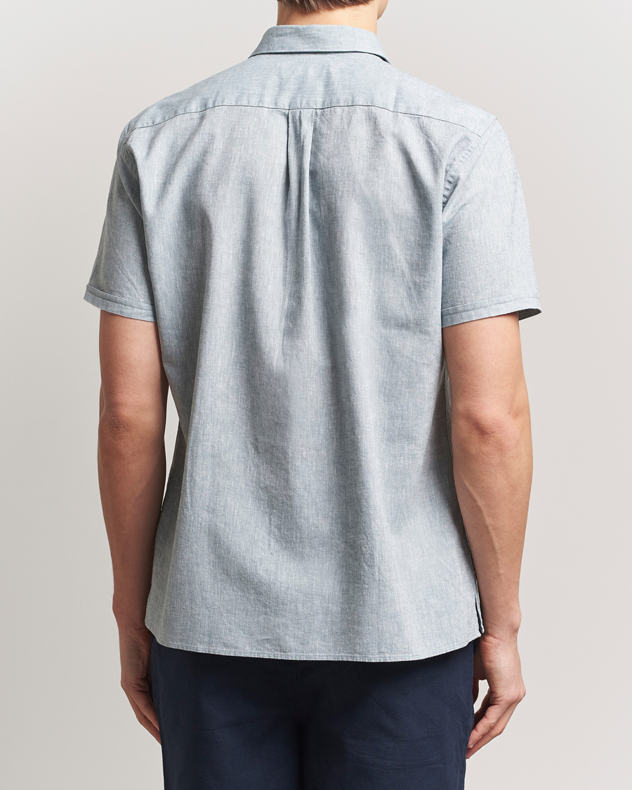 Mies | Kauluspaidat | Barbour Lifestyle | Nelson Short Sleeve Linen/Cotton Shirt Lead