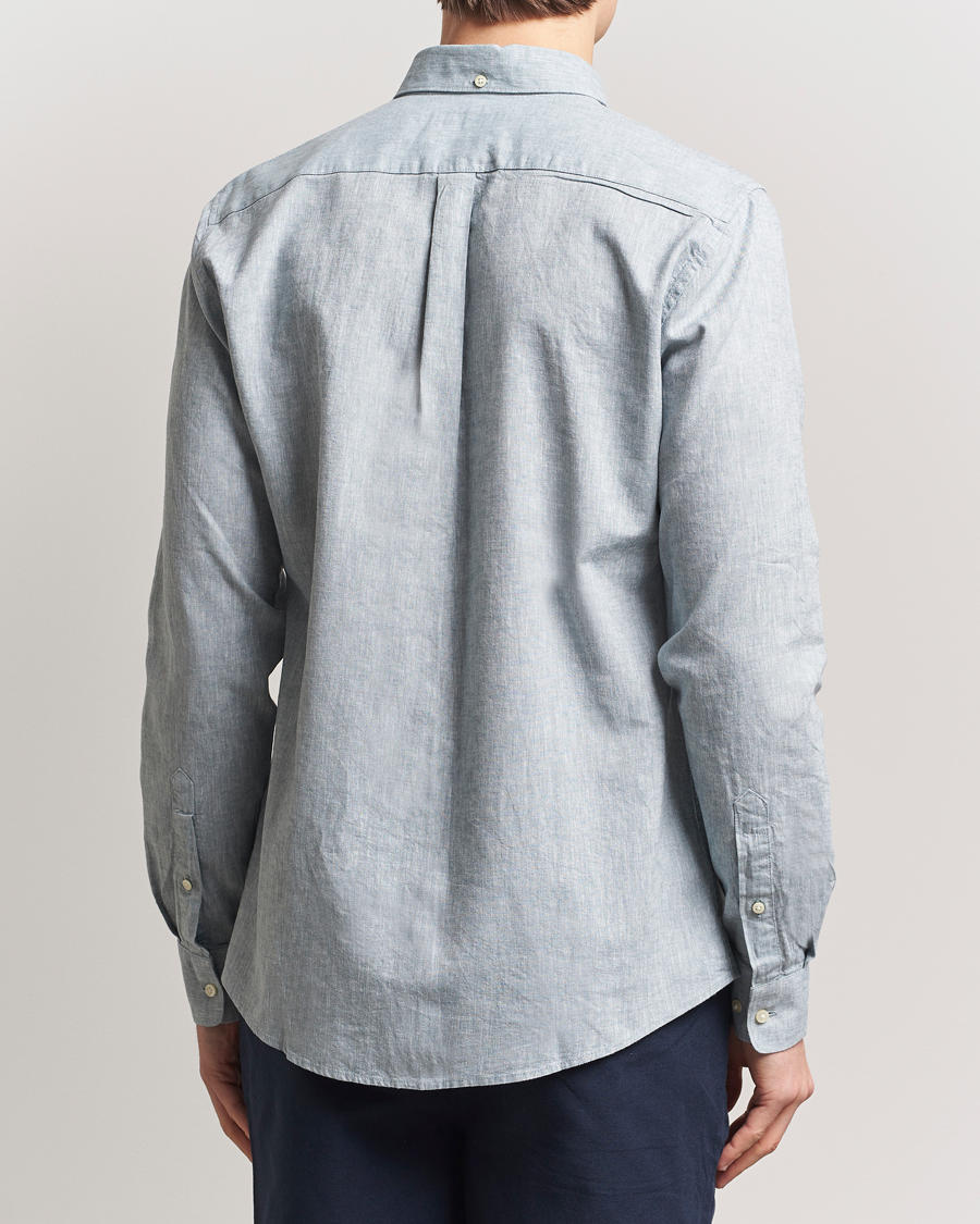 Mies | Kauluspaidat | Barbour Lifestyle | Nelson Linen/Cotton Shirt Lead