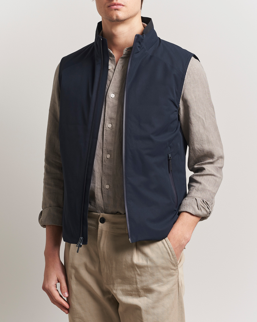 Mies | Takit | Woolrich | Sailing Two Layer Vest Melton Blue