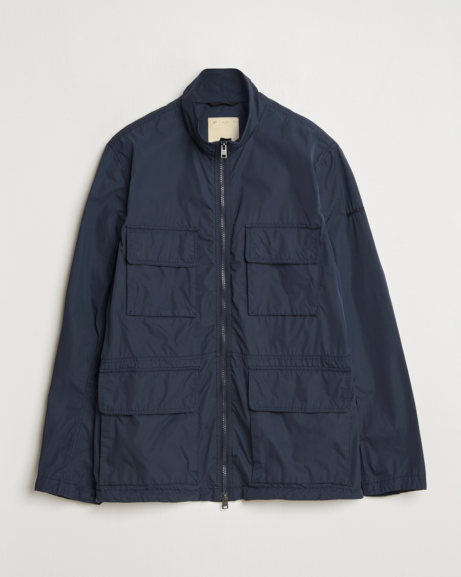 Mies | Takit | Woolrich | Urban Field Jacket Melton Blue