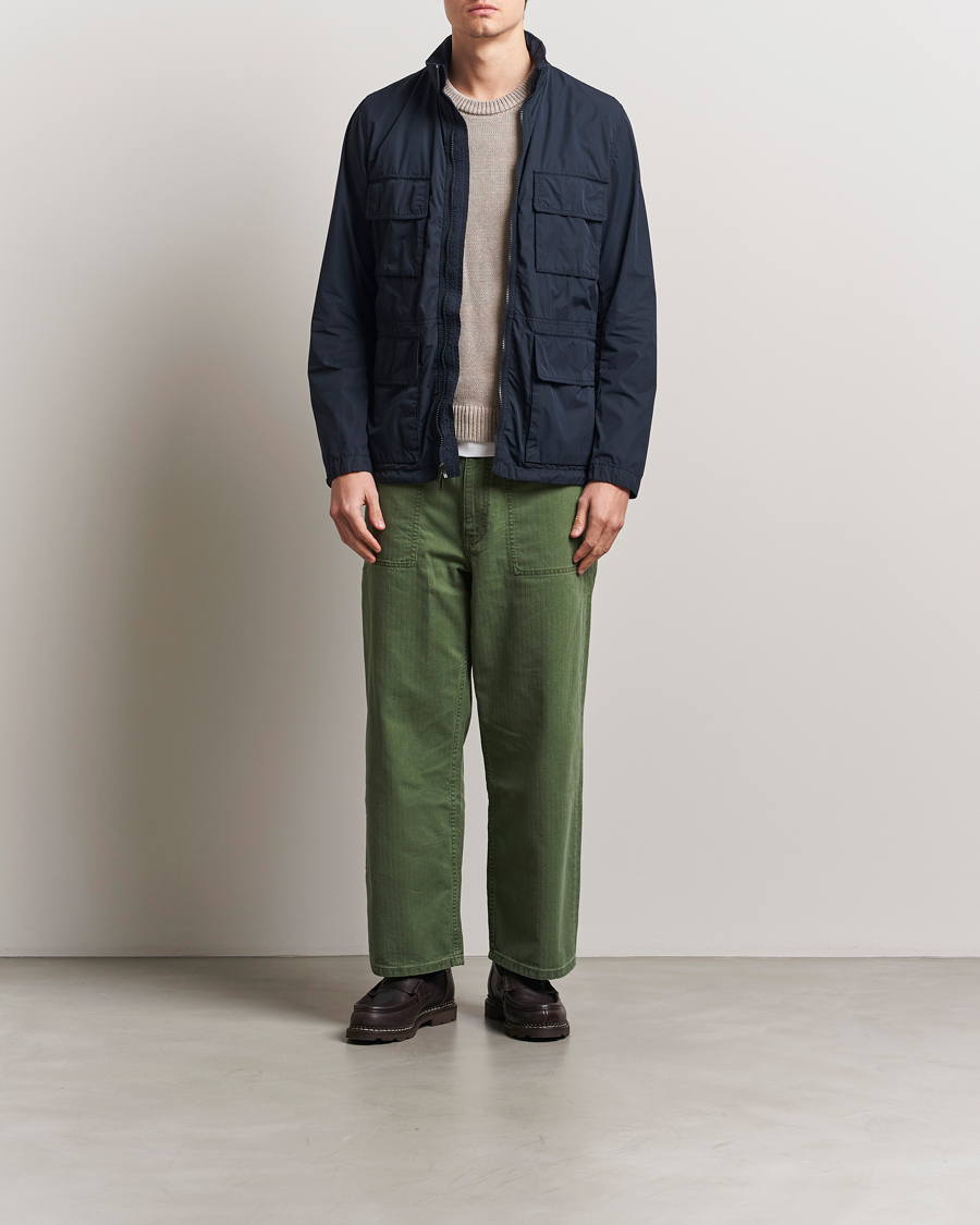Mies | Takit | Woolrich | Urban Field Jacket Melton Blue