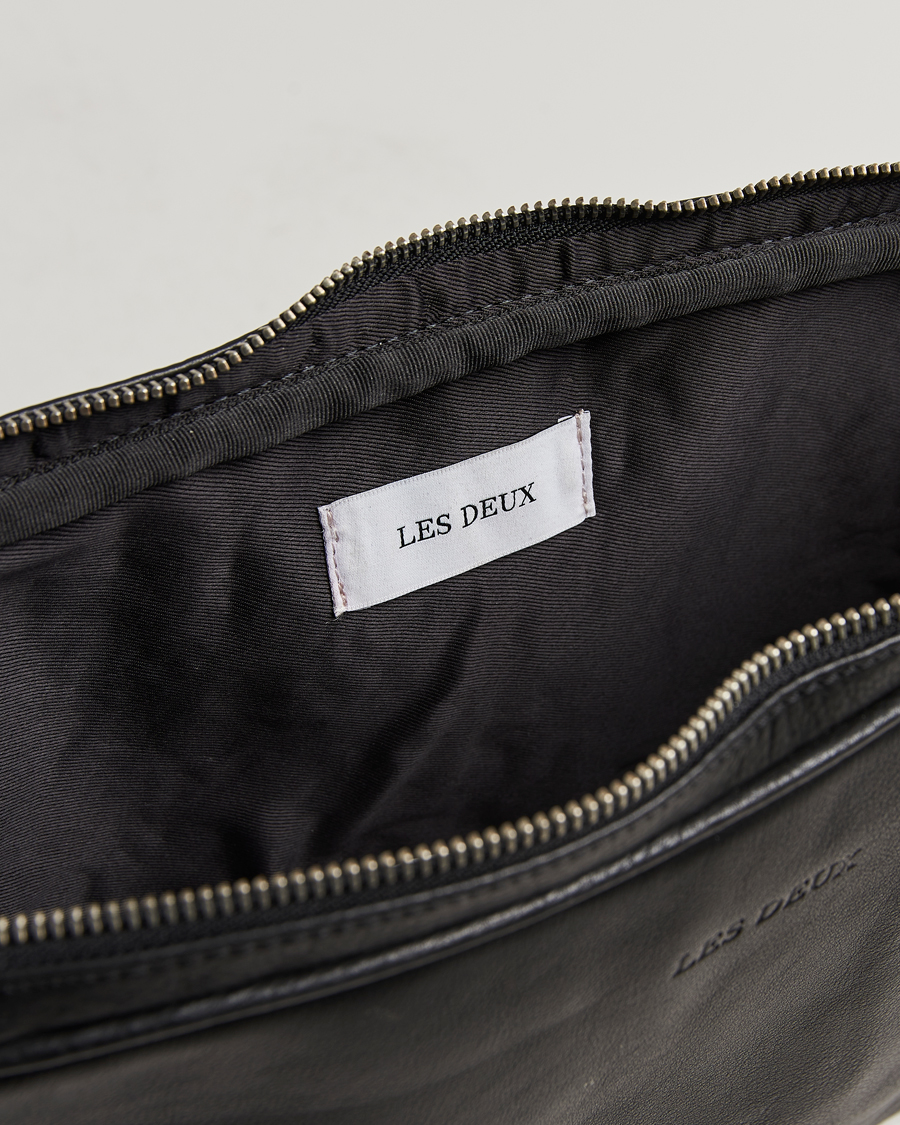 Mies | Laukut | LES DEUX | Leather Laptop Sleeve Black