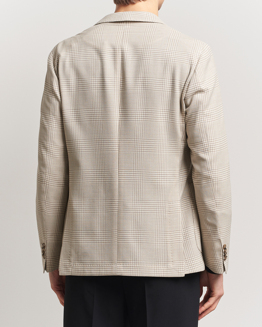 Mies | Pikkutakit | BOSS BLACK | Hanry Wool Checked Blazer Light Beige