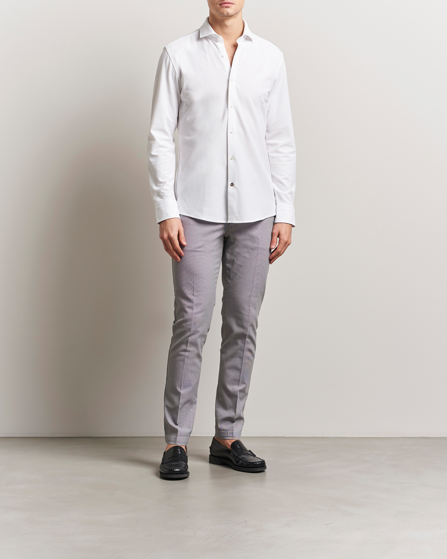Mies | Housut | BOSS BLACK | Kaito Structured Cotton Pants Dark Grey