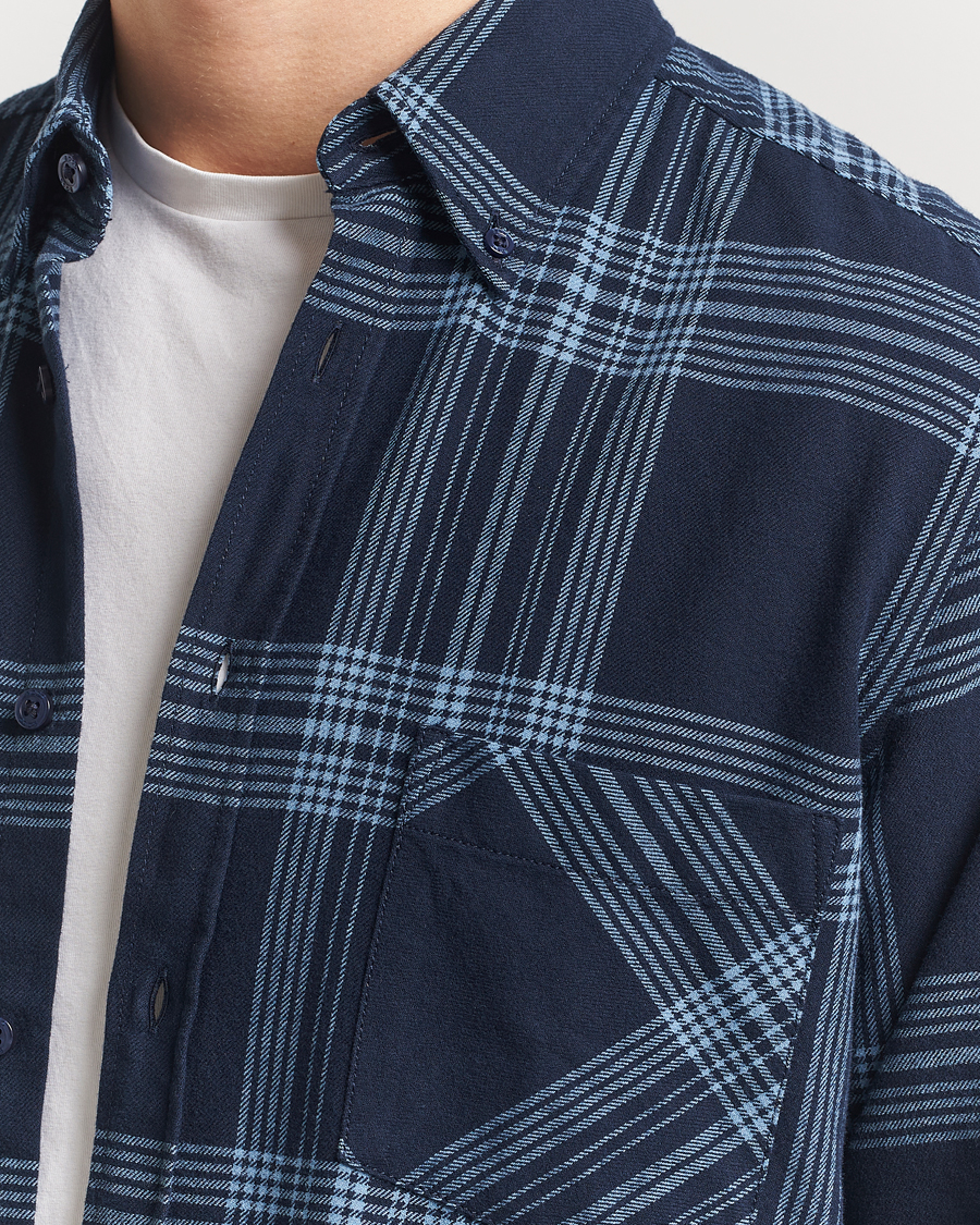 Mies | Kauluspaidat | BOSS ORANGE | Rickert Checked Shirt Dark Blue