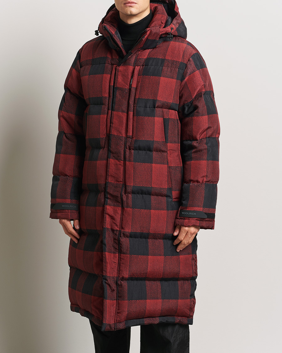 Mies | Takit | Woolrich | Quilted Check Parka by Todd Snyder Red/Black