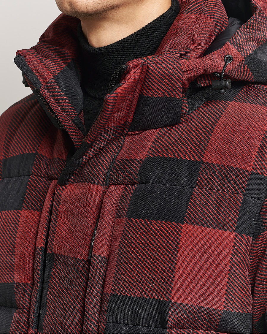 Mies | Takit | Woolrich | Quilted Check Parka by Todd Snyder Red/Black