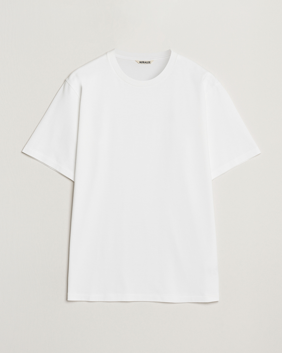 Mies | T-paidat | Auralee | Luster Plating T-Shirt White