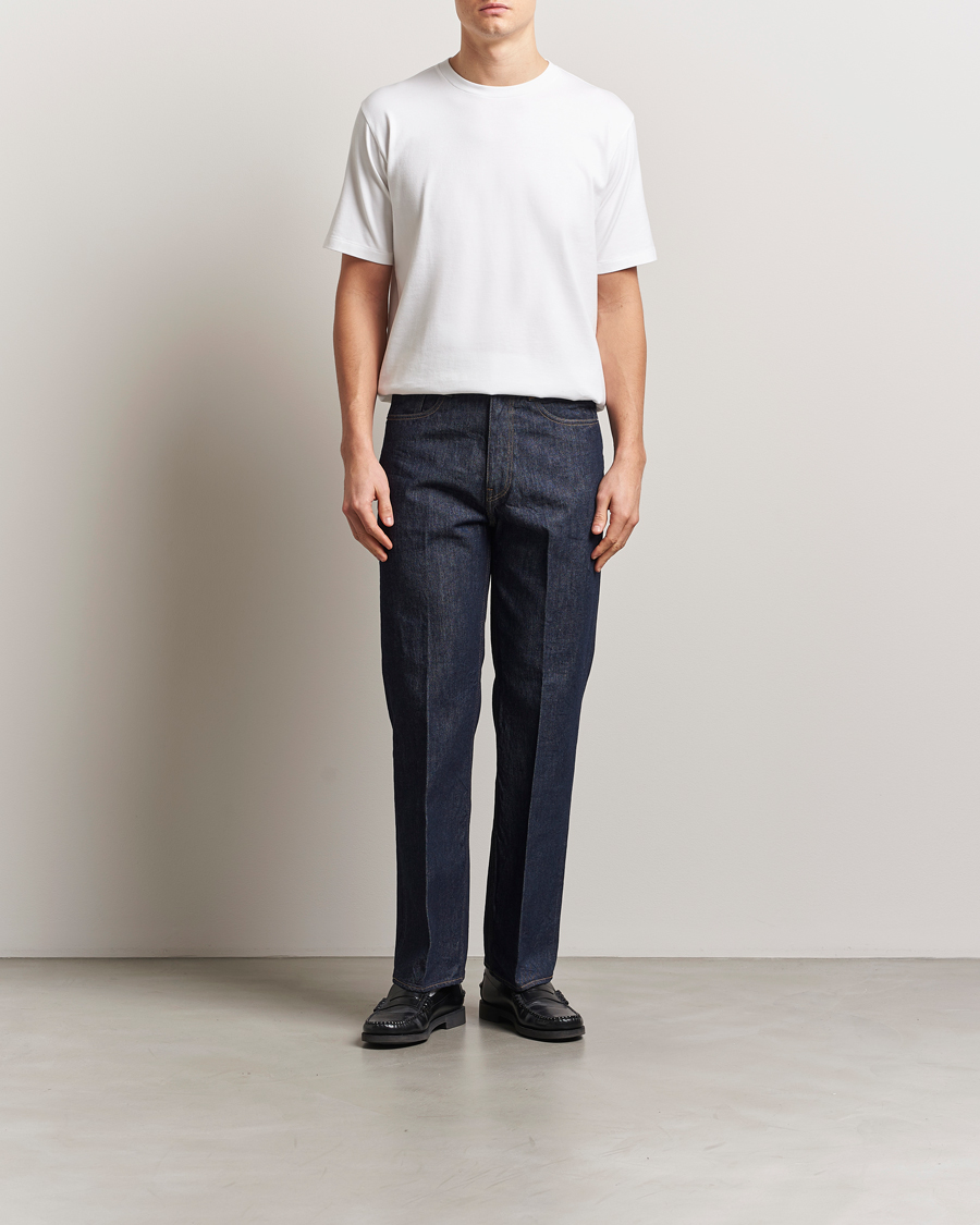 Mies | T-paidat | Auralee | Luster Plating T-Shirt White