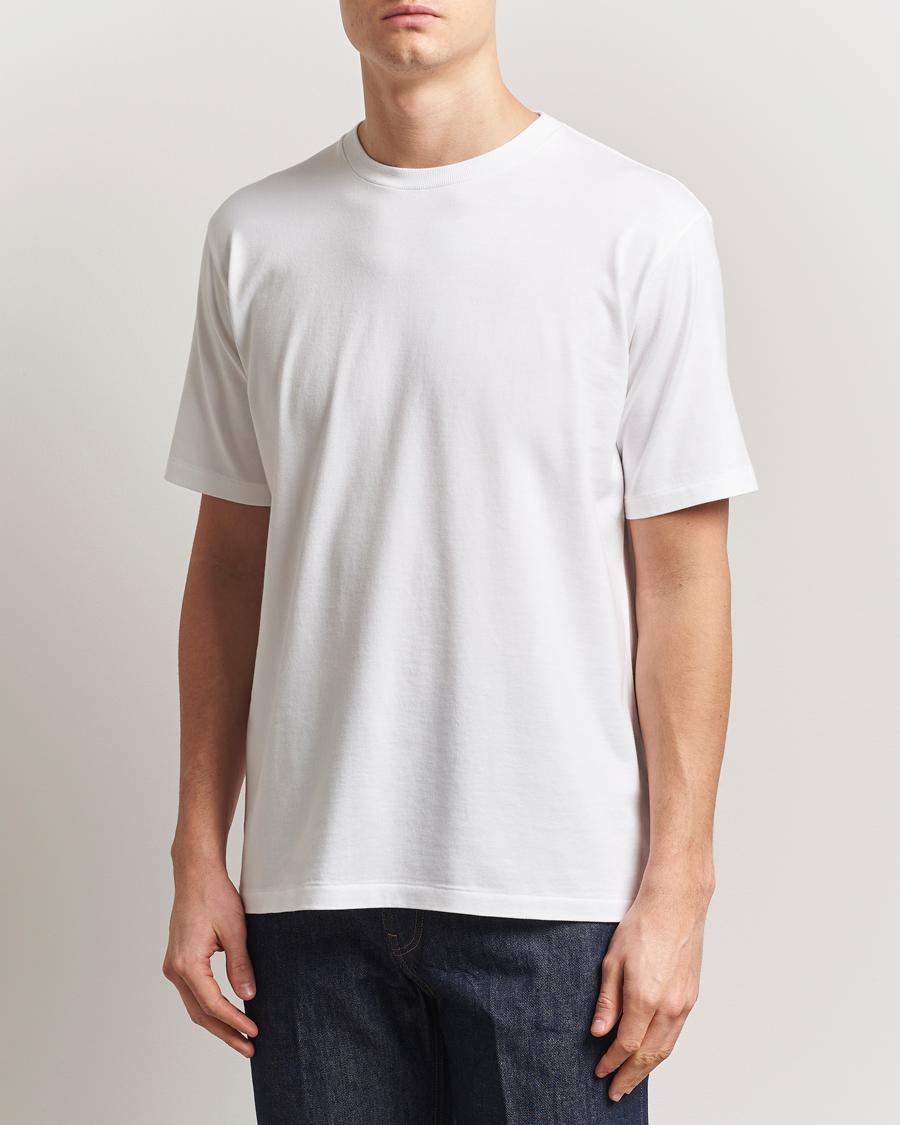 Mies | T-paidat | Auralee | Luster Plating T-Shirt White