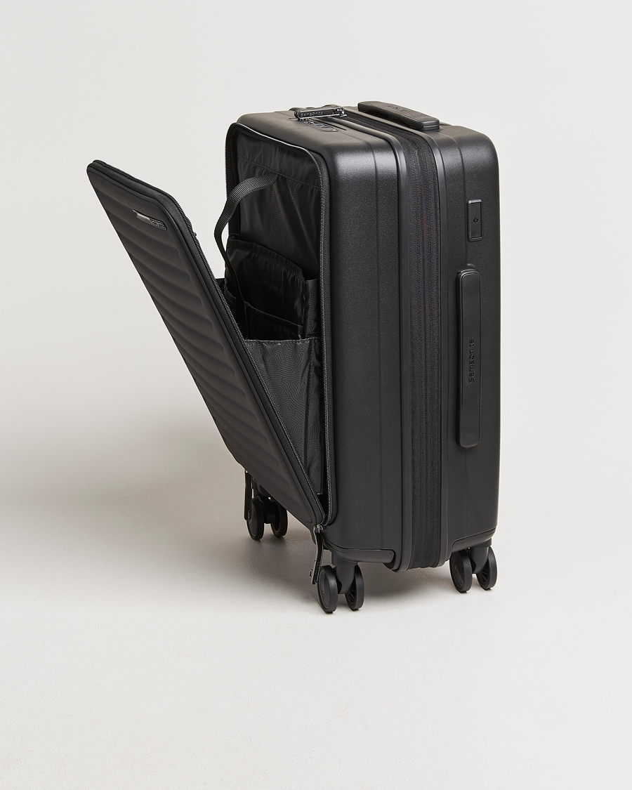 Mies | Laukut | Samsonite | Restackd Spinner Easy Access Carry-On Black