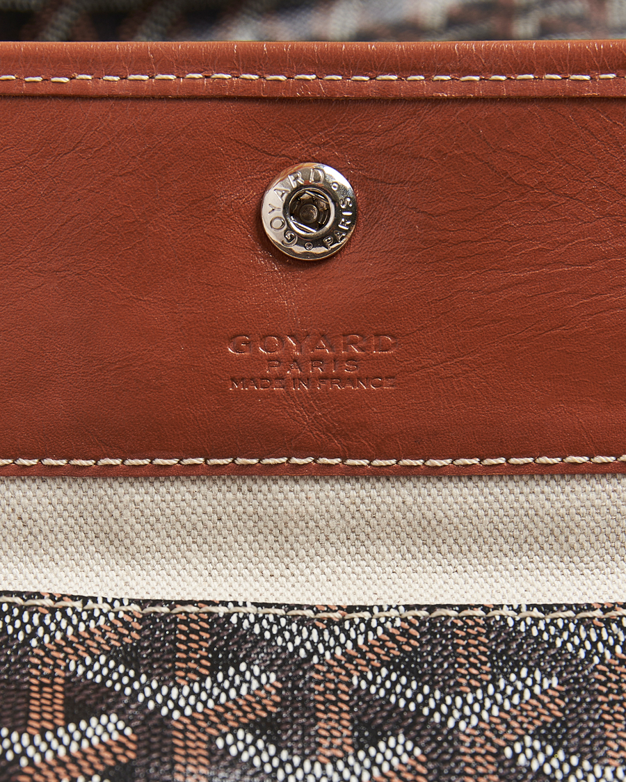 Mies | Goyard Pre-Owned Saint Louis PM Coated Canvas Tote Bag Brown | Goyard Pre-Owned | Saint Louis PM Coated Canvas Tote Bag Brown