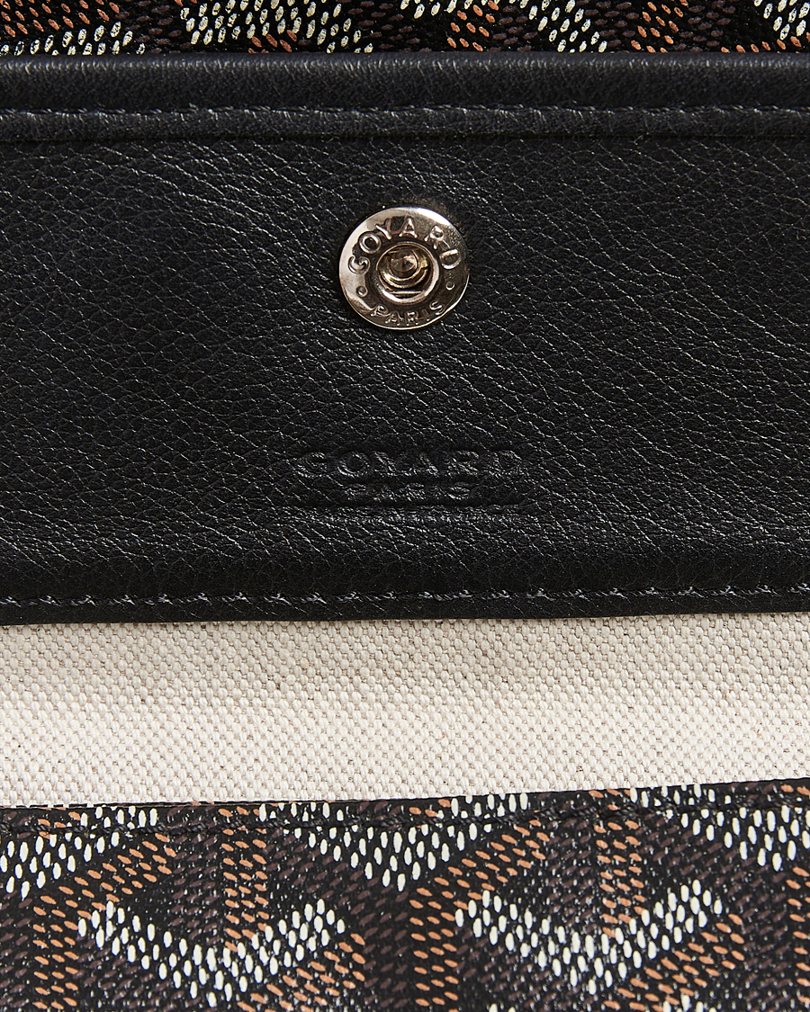 Mies | Goyard Pre-Owned Saint Louis PM Coated Canvas Tote Bag Black | Goyard Pre-Owned | Saint Louis PM Coated Canvas Tote Bag Black