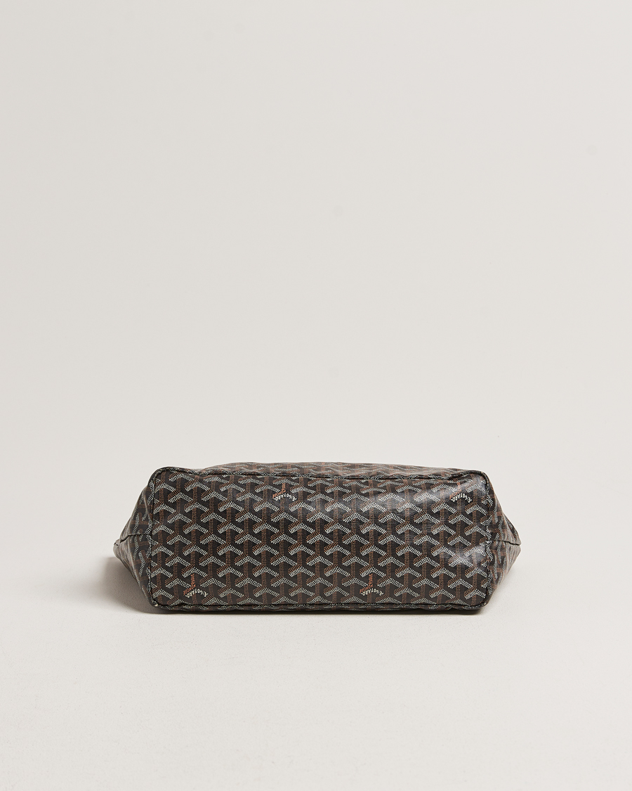 Mies | Goyard Pre-Owned Saint Louis PM Coated Canvas Tote Bag Black | Goyard Pre-Owned | Saint Louis PM Coated Canvas Tote Bag Black