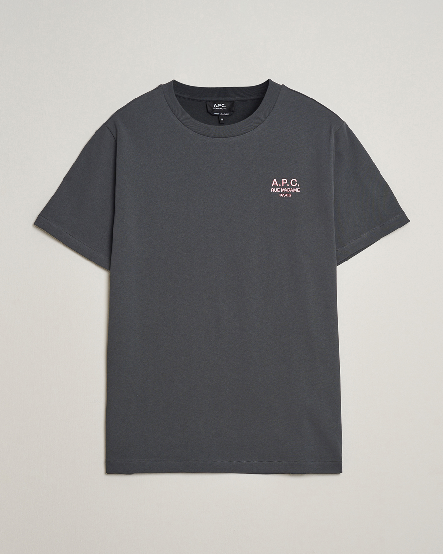 Mies | T-paidat | A.P.C. | Rue Madame T-Shirt Anthracite